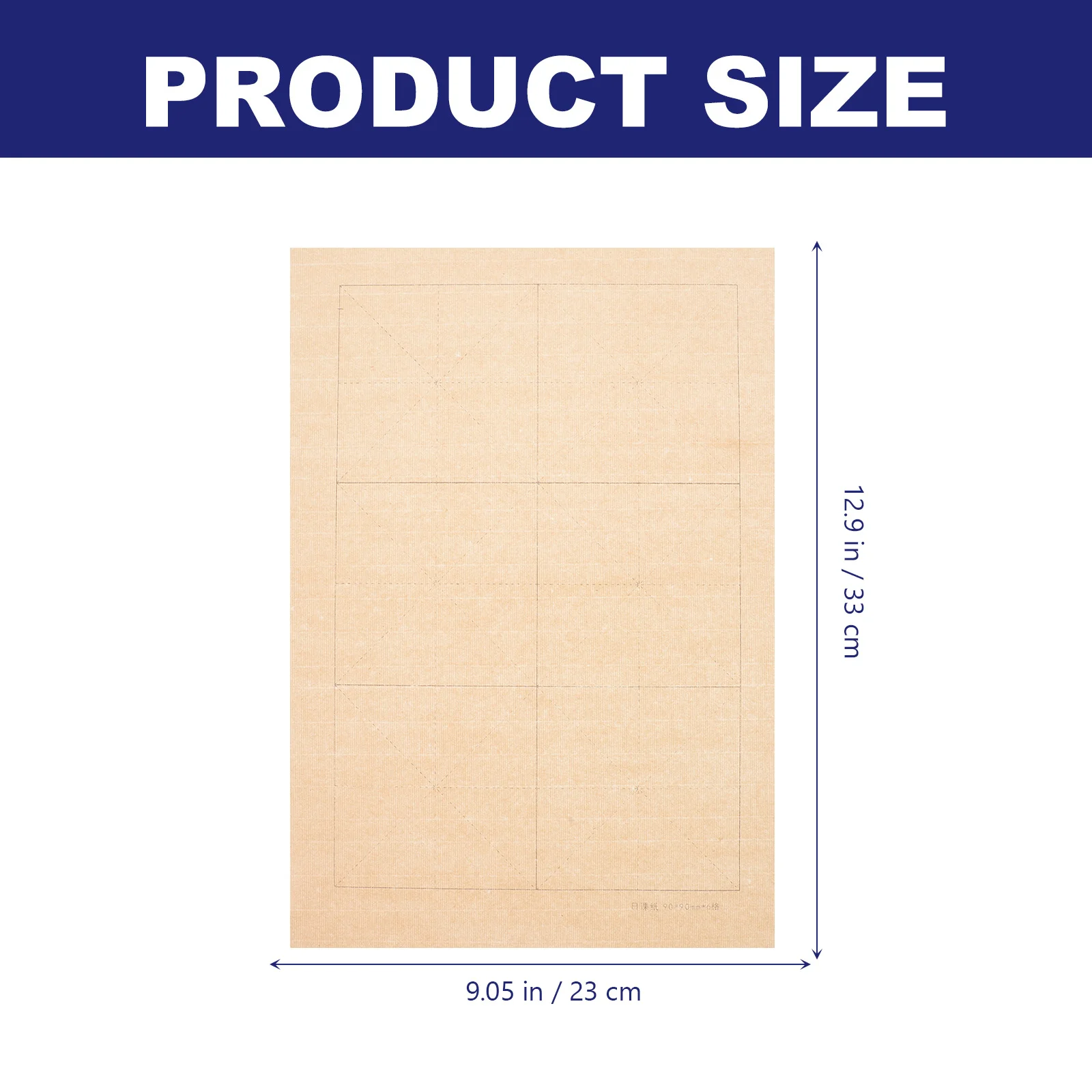 

100 Sheets Chinese Xuan Paper Calligraphy Practice Sheets Smooth Non-Odor Writing Surface for Professional Calligraphy and Art