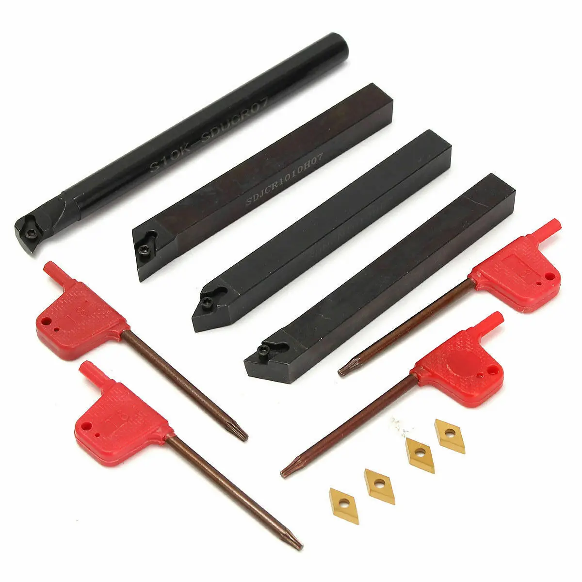 Suporte de Torno e Insere Ferramentas S10k-sducr07 Sjcr Sdjcl Sdncn 1010h07 Dcmt070204 10 mm