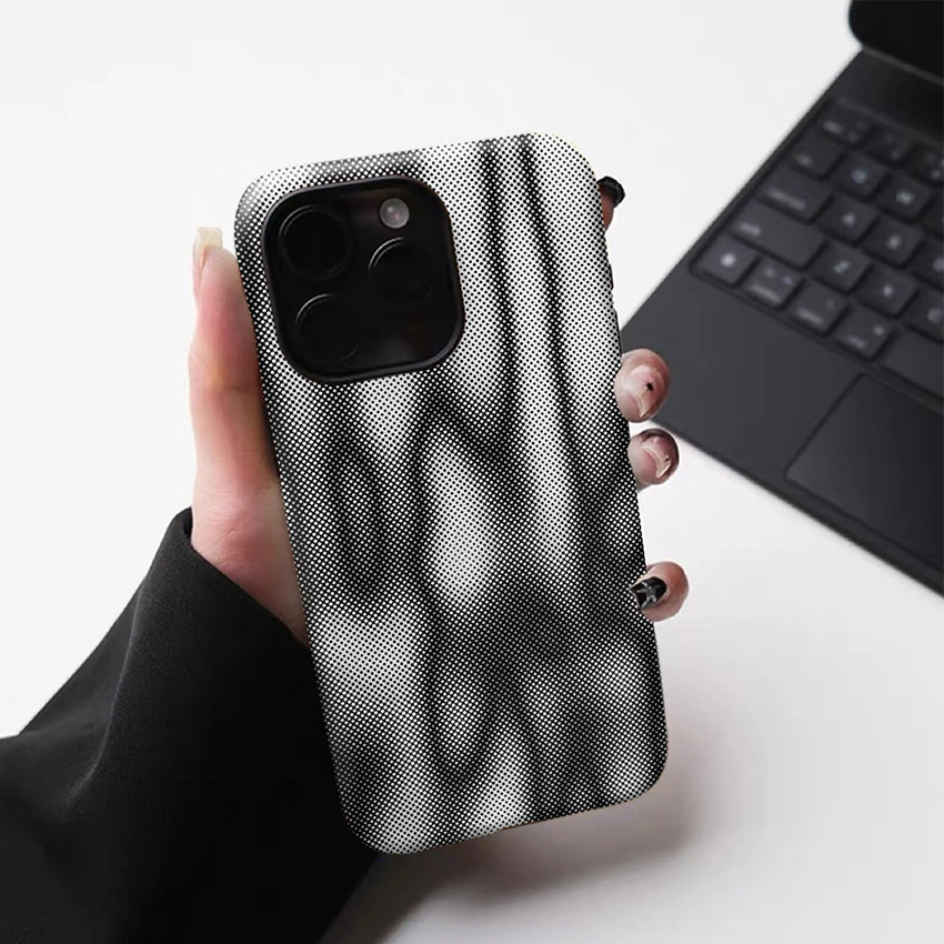 حافظة هاتف حماية مزدوجة لهاتف آيفون 17 16 15 14 13 Pro 12 11 Max Plus 16Promax حافظة هاتف بنمط شخصي غطاء فريد