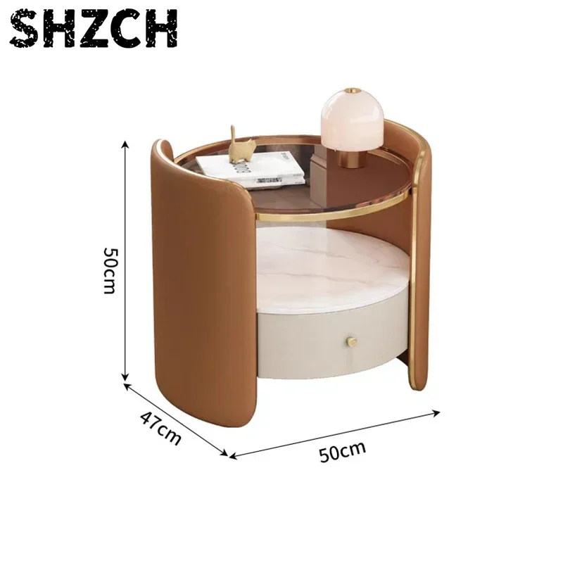 Mesa de noche Reative Beauty, mesita de noche elegante y moderna con cajones, muebles de dormitorio Comodini Camera Letto