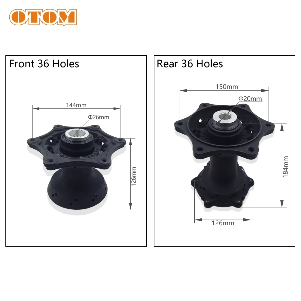Motocross 36 Holes Front And Rear Wheel Hub Kit Rim Core For KTM HUSQVARNA SX EXC SXS FC FE TC TE 125 250 450 525 540 2000-2018