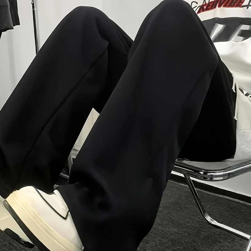 

Американские мужские повседневные брюки прямого кроя для фитнеса и бега, популярные осенние и зимние спортивные брюки для пар