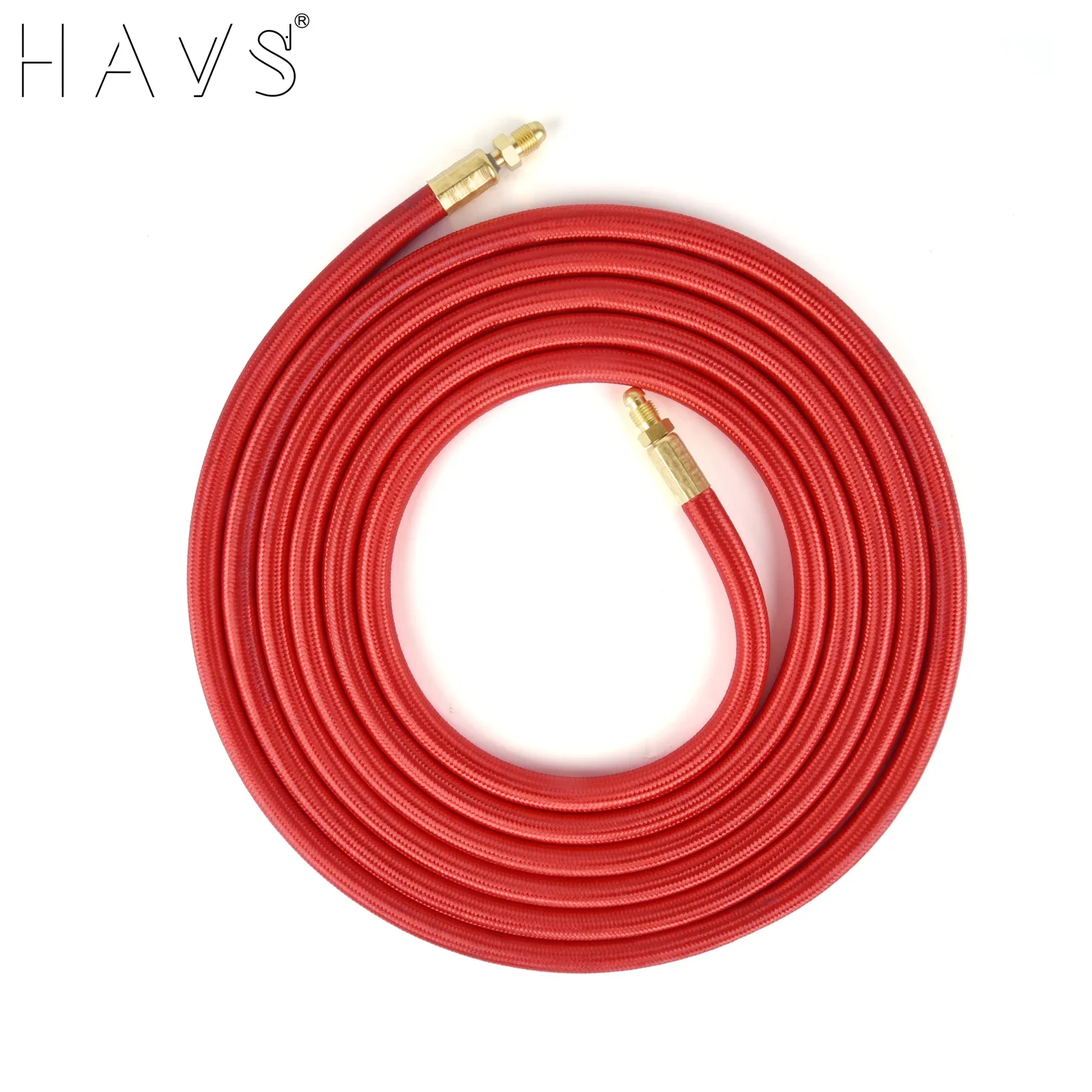 3.8m(12.5ft)/7.6m(25ft)TIG WP9&WP17 Welding Torch Series w/57Y03R Power Cable Gas Red Hose