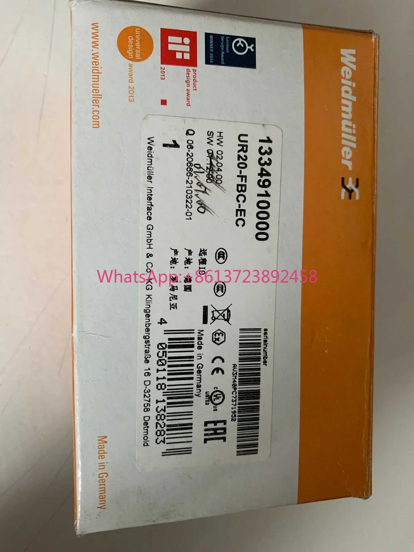 

Weidmüller UR20-FBC-EC module 1334910000 High quality