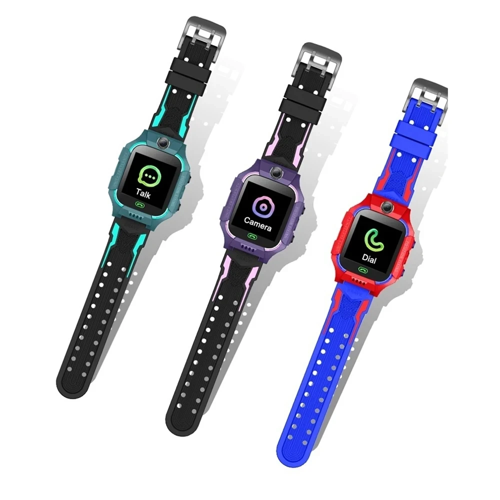 Kids Smart Watch 2023 New Sim Card Smartwatch For Children Sos Call Phone Camera Voice Chat Photo Boy Girl Gift Color Screen Q19