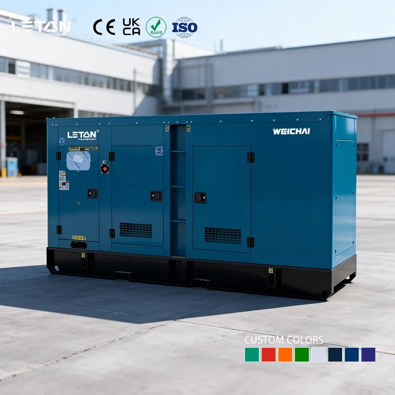 Diesel Generator Power Plant 500kva with Automatic Control Panel for Industry Power Plant Generator