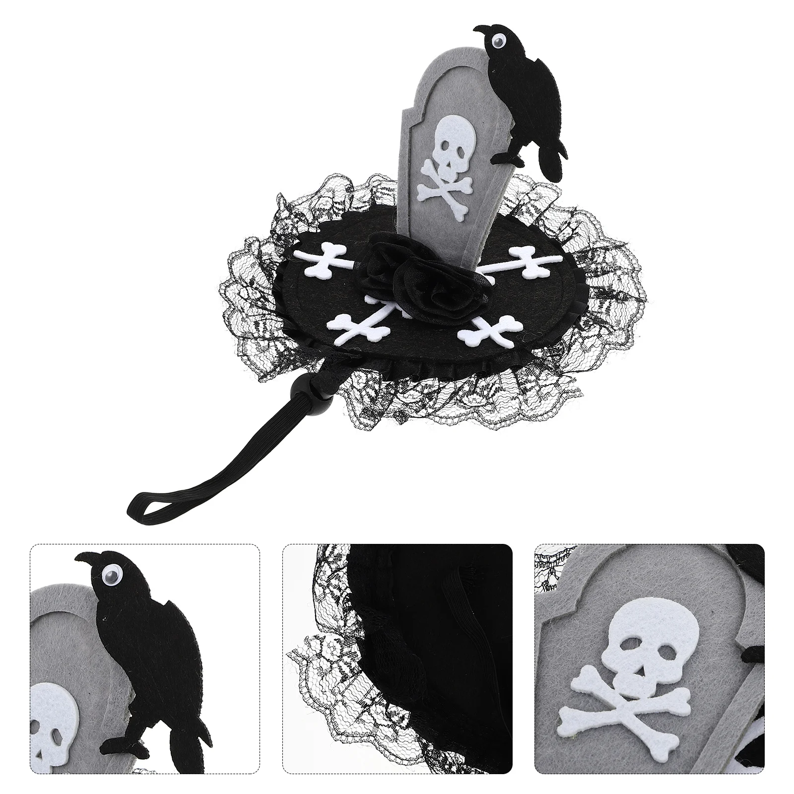 

1Pcs Halloween Cat Dog Hat Adorable Elastic Band Pet Festival Headdress Costume Party Decoration Accessory Halloween Pet Hat