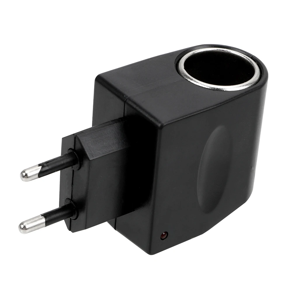 Auto Accessories EU US Plug Interior Parts Car Cigarette Lighter Adapter AC 220V To DC 12V Converter