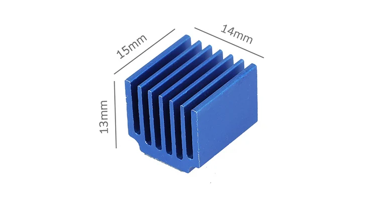 Nema 17 heatsink stepper driver cooler heat sink stepstick Aluminum alloy radiator for TMC2208 TMC2209 a4988 drv8825 tmc2130