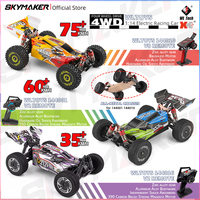 WLtoys 1/14 144016 144001 Brush RC Car 144010 Brushless  Metal 1:14 High Speed 4WD Drive Off-Road 2.4G Transmitter  RC Car
