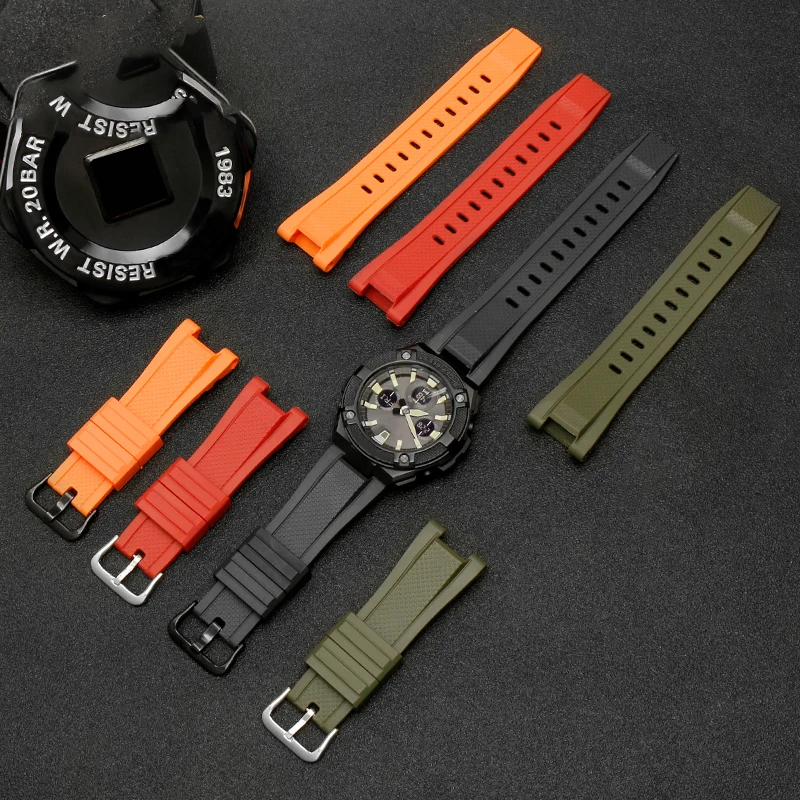 

Silicone Rubber bracelet for casio gst210 GST-W110/S130/B100/S100G/S110/410 watch strap high quality watchband wristwatches band