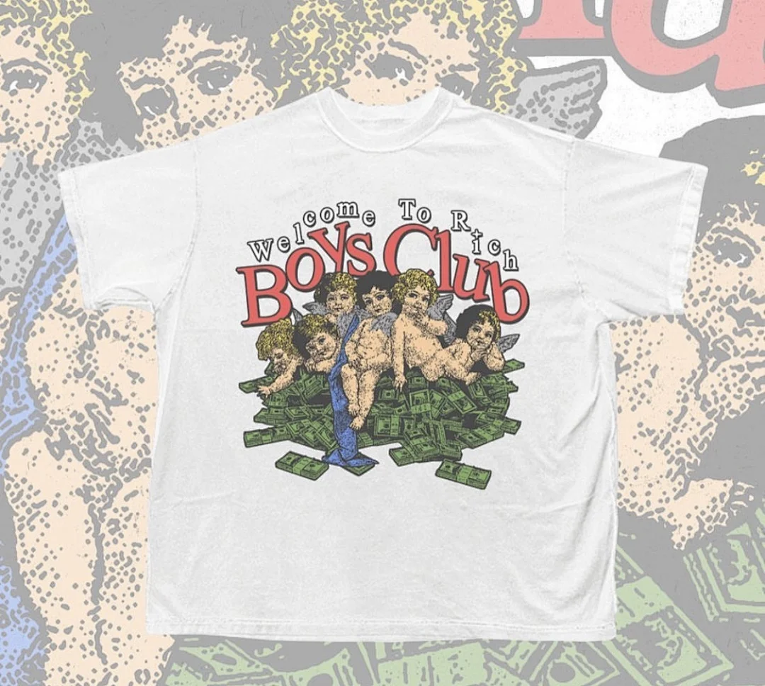 2026 Boys Club Limited vintage Women Men Short-sleeve T-shirt Summer tees