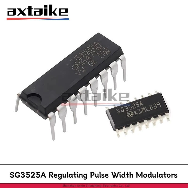 

10PCS SG3525AP SG3525A SG3525 KA3525A SOP-16 DIP-16 SG3525AN 8V TO 35V Regulating Pulse Width Modulators IC