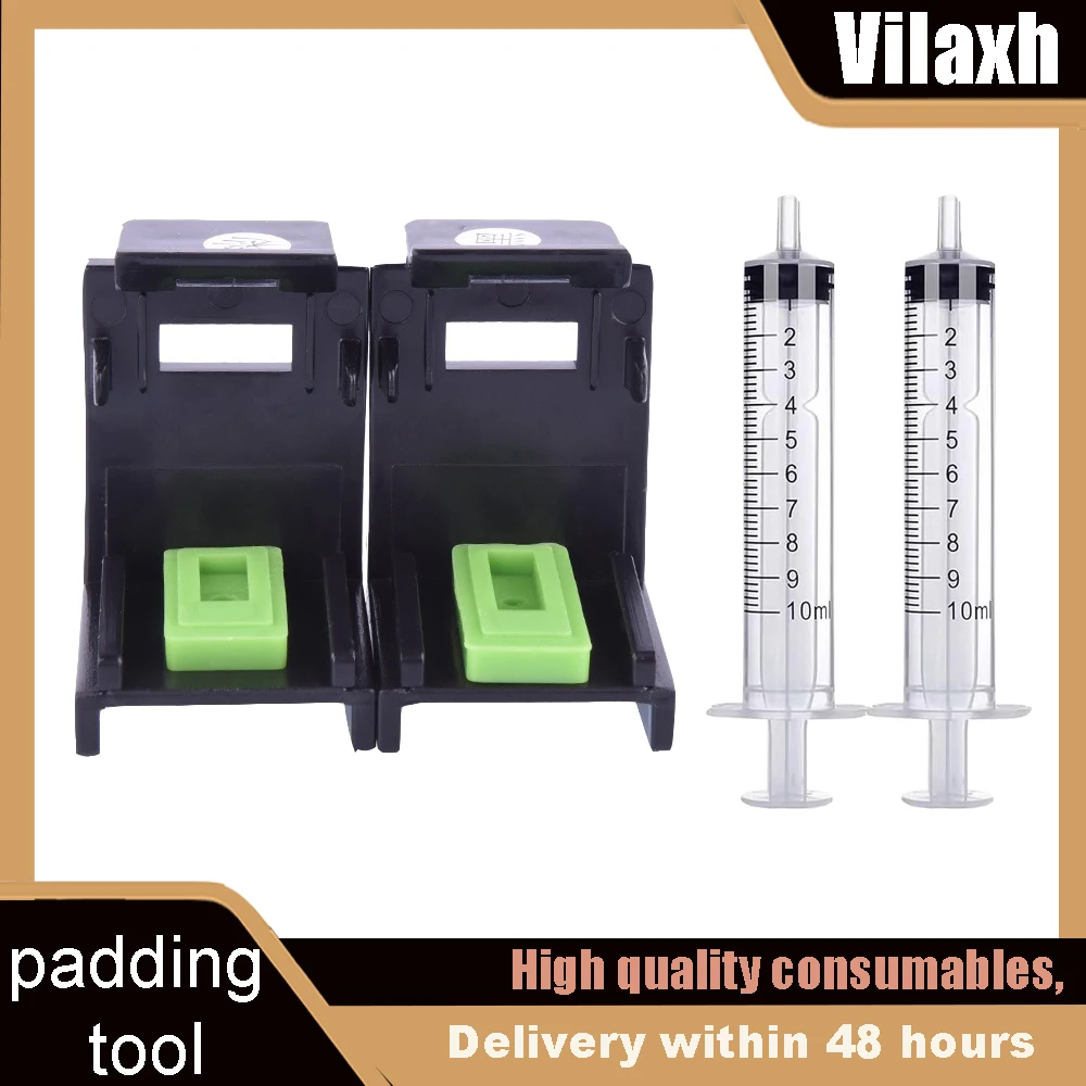 1/2X Ink Cartridge Clamp Refill Tool for HP 664 650 652 61 62 63 65 for HP302 122 123 121 for HP803 804 802 680 805 816 682 305