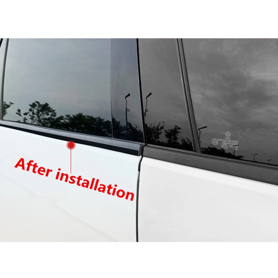 3 Meters Bright Black Universal Car Chrome Decorative Strips Auto Door Protector Strip Styling Bumper Decoration Moulding Trim