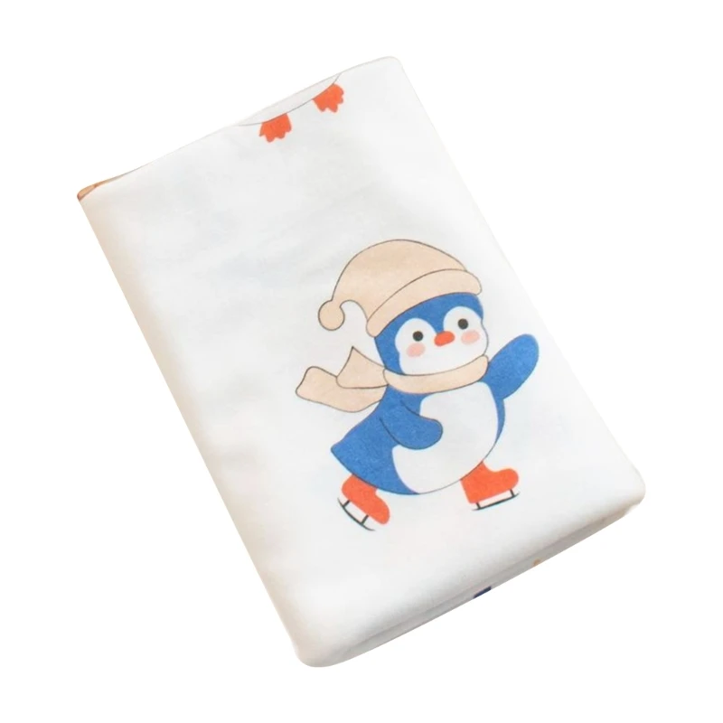 Couvertures réception serviettes bain avec mignon, couverture en coton pour enfants nourrissons