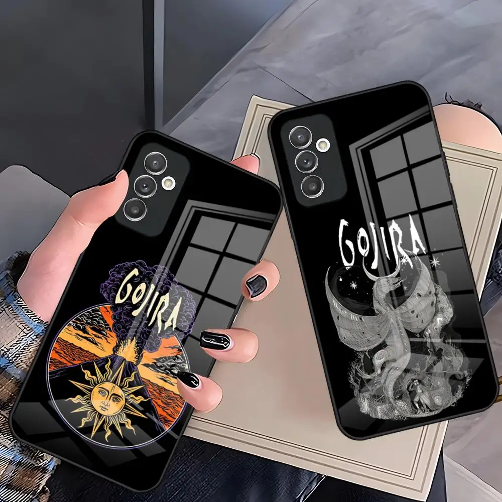 Band G-GojiraS Phone Case For Samsung S26 S25 Plus S20 S20 Plus S22 Ultra S23 FE S21 Plus S21 Ultra Glass Cover
