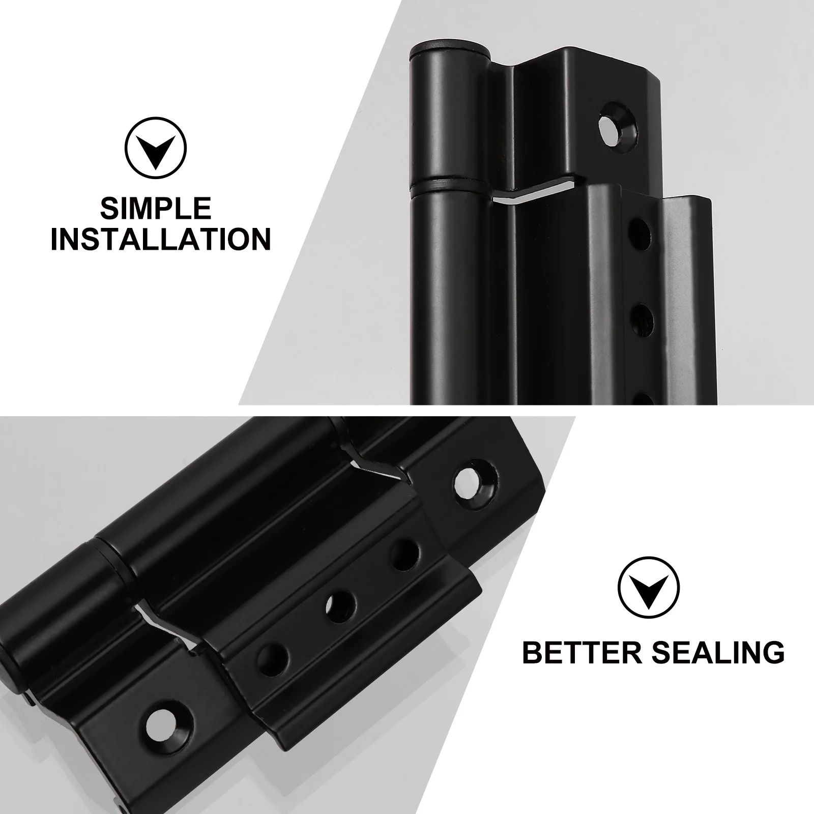 

4Pcs Aluminum Alloy Heavy-Duty Broken Bridge Hinges for Doors Windows Cabinet Casement Insulation Hardware Durable Load-Bearing