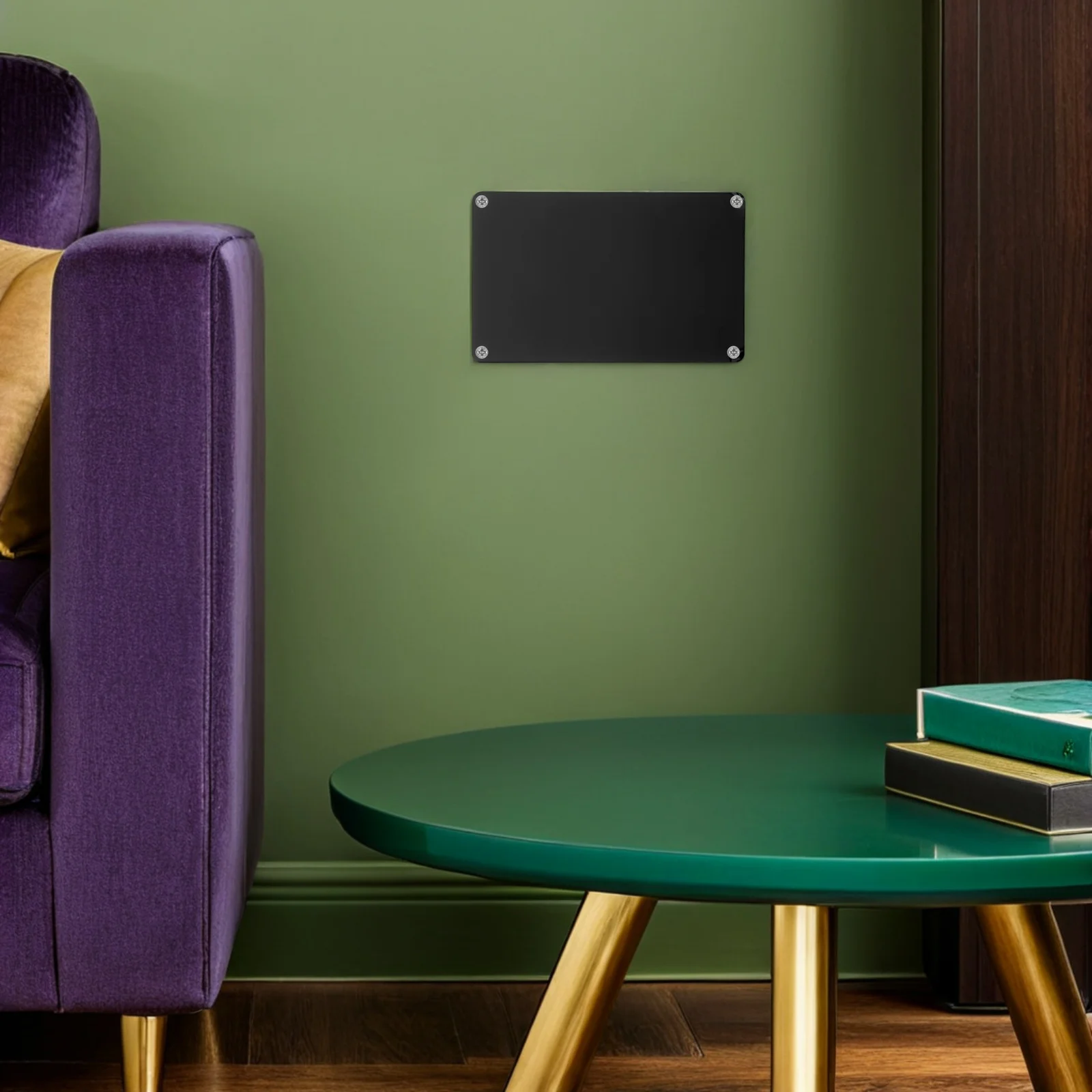 10 قطعة DIY بها بنفسك الألومنيوم لوحات تسجيل فارغة متعددة الوظائف المعادن اسم العلامات النقش لوحات الباب لوازم الحرفية علامة معدنية #1