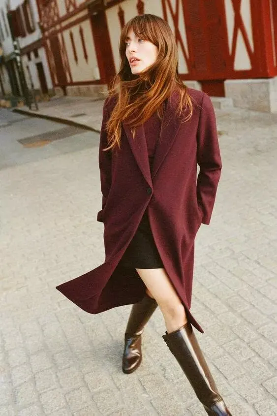 

Осень-зима, Новое поступление, женское модное универсальное свободное длинное пальто све с отложным воротником, верхняя одежда из полиэфирного волокна