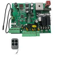 24V Double Door Swing Gate Auto Gate Opener Control board Receiver Automatic Door Access Control System 433.92mhz Remote Control 6
