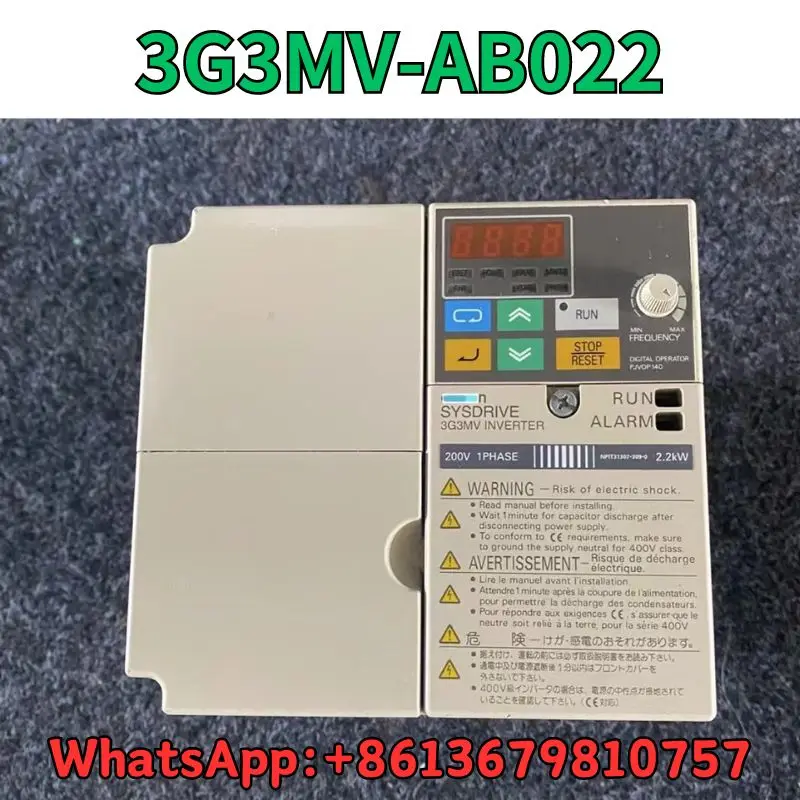 Used Frequency converter 3G3MV-AB022 test OK Fast Shipping