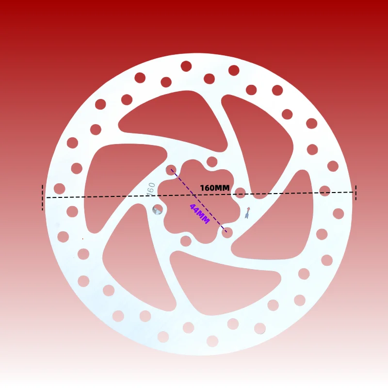 دوار فرامل قرص الدراجة ؛ 120 مم 140 مم 160 مم ، فتحة التثبيت 44 مم ، دوار الفرامل الهيدروليكية دوارات الدراجة الجبلية دوارات الطريق الجبلية #2