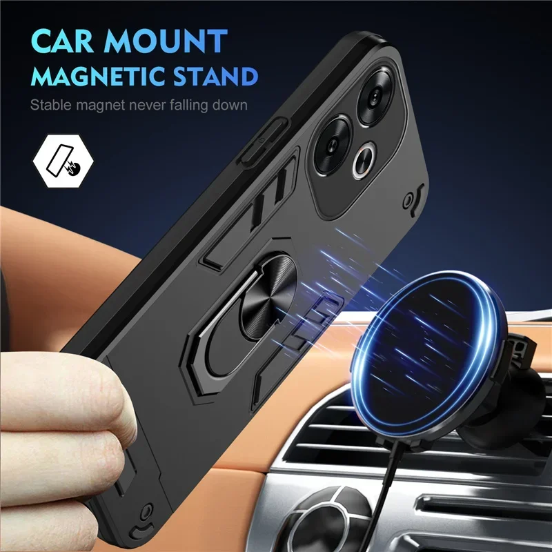 Magnetic Bracket Phone Holder Case for Motorola MOTO Edge 40 30 Edge40 Neo Pro E32 E22 E13 G71S Cases Protect Bumper Back Cover