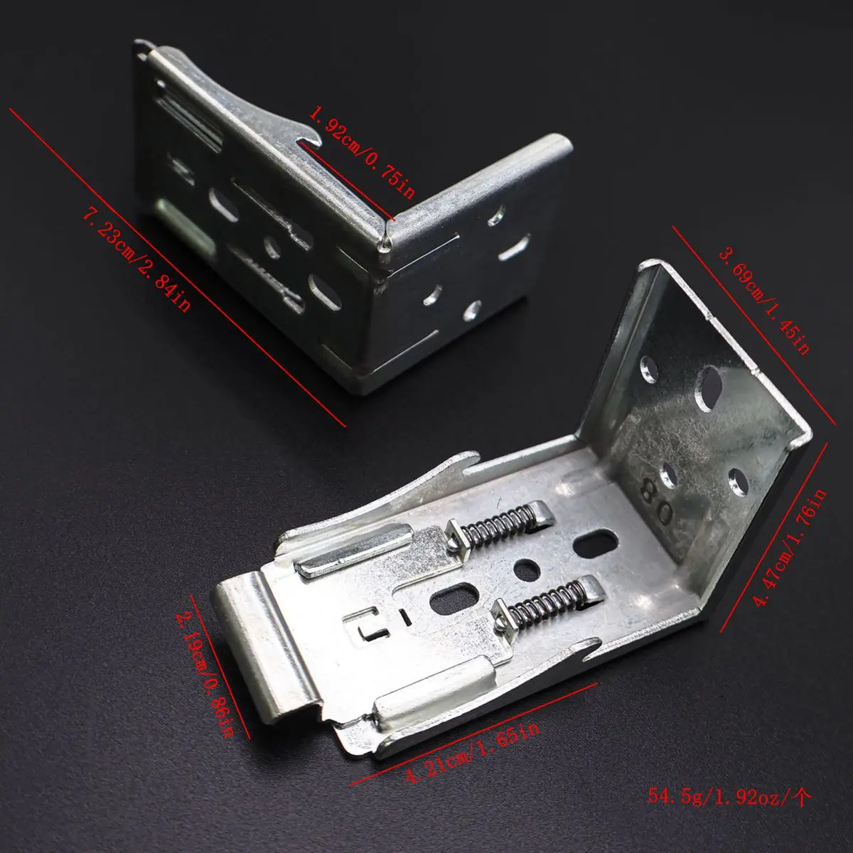 5-Pack Track Clip Curtain Installation Accessories 42-44mm Wooden Blinds Installation Roller Blind Bracket Clip Curtain Accessories