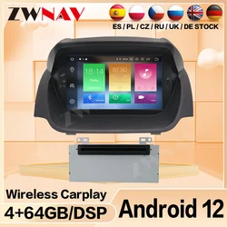 Android12 Carplay For Ford Fiesta 2013 2014 2015 2016 Radio Bluetooth Auto Screen Stereo Automotive Multimedia centralna jednostka główna