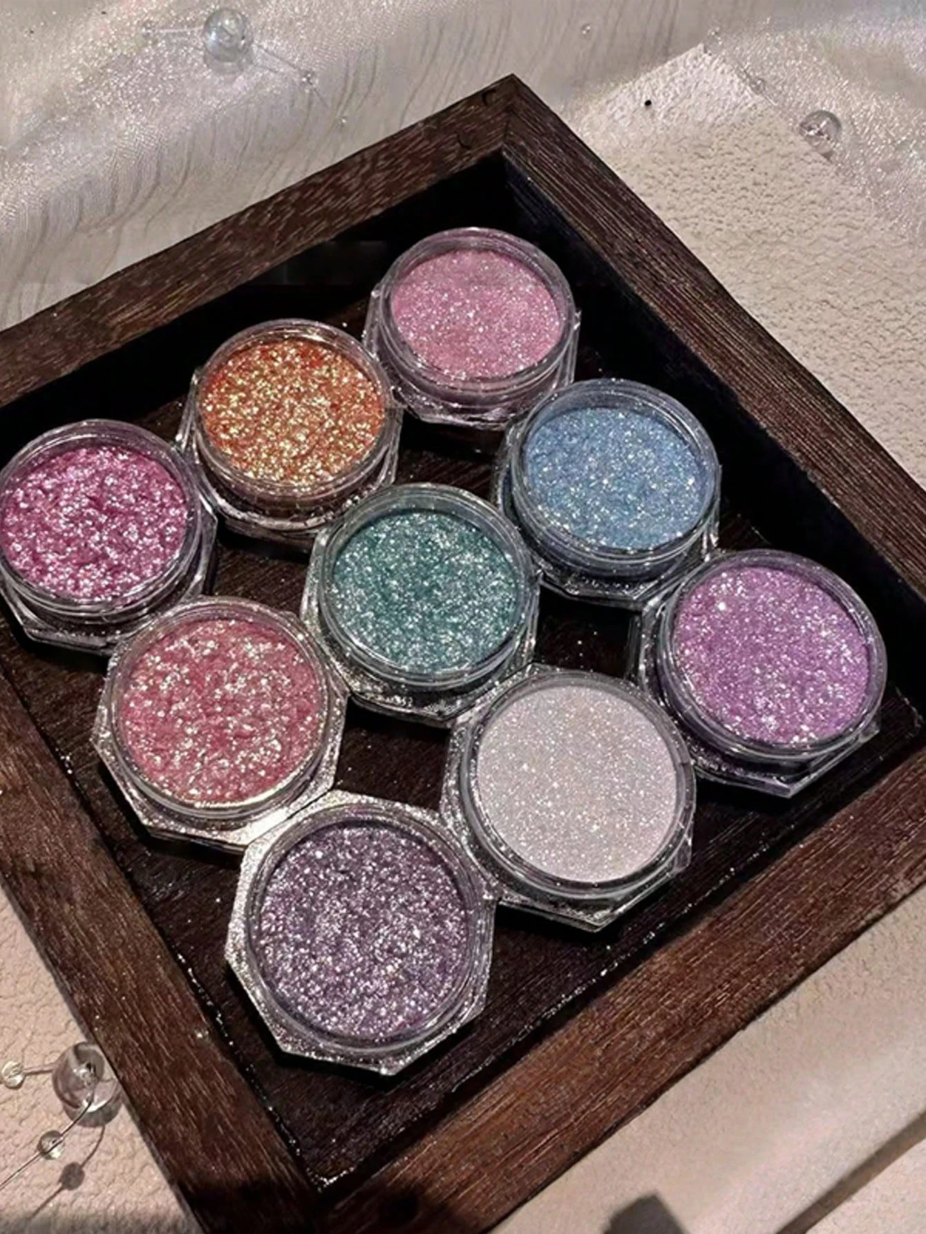 1 stks glitter nail art pastel kleur nagelpoeder nageldecoratie nail art nagel charme geschikt voor bruiloft, festivalfeest