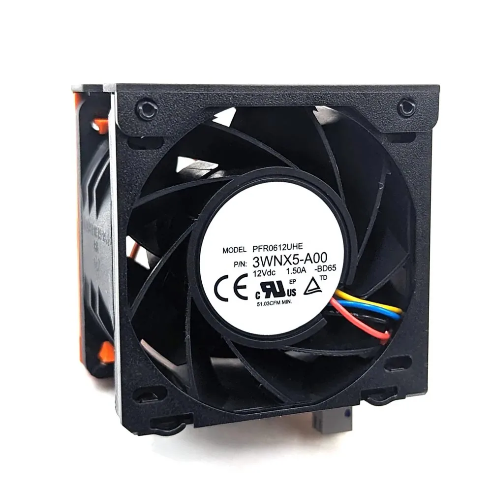 Server Fan For DELL For PowerEdge R720 R720XD 0WPVP9 WPVP9 PFR0612UHE-BD65 03WNX5 3WNX5-A00 DC12V 1.50A