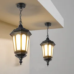 Waterproof Outdoor Courtyard Villa Terrace Pavilion Chandelier - Elegant Lighting for Al Fresco Spaces