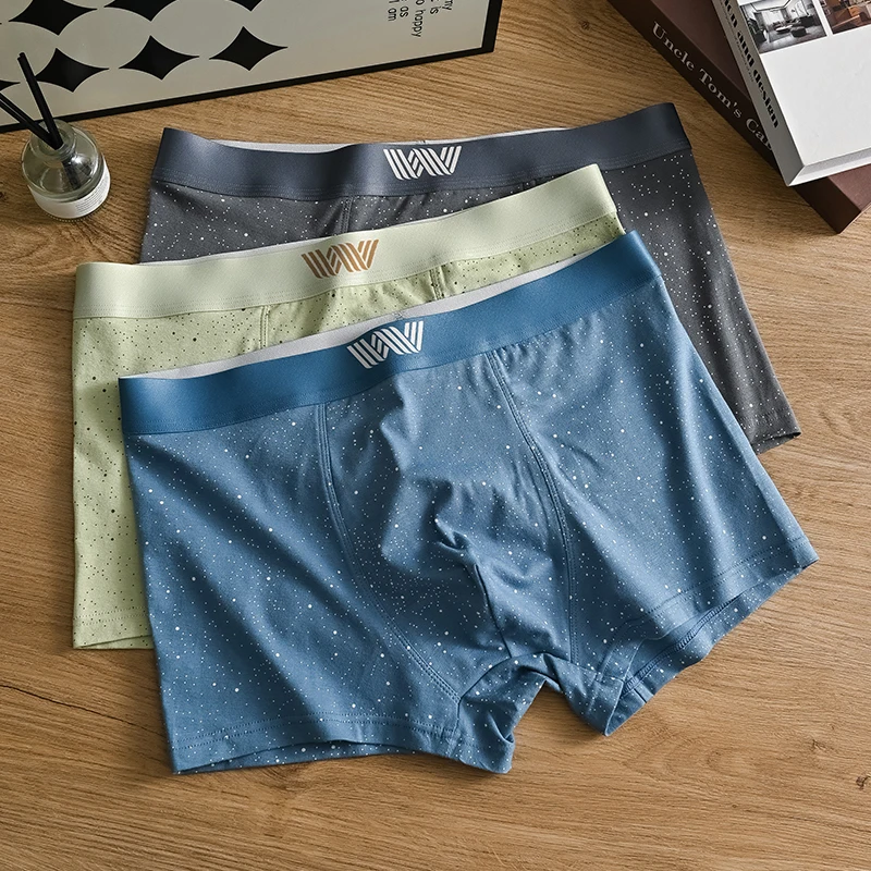 Boxers Man Underwear Hot Fashion Panties Men Starry Sky Boxers and Underpants Sexy Men Unerderwear Men's Boxer Briefs Gifts Set