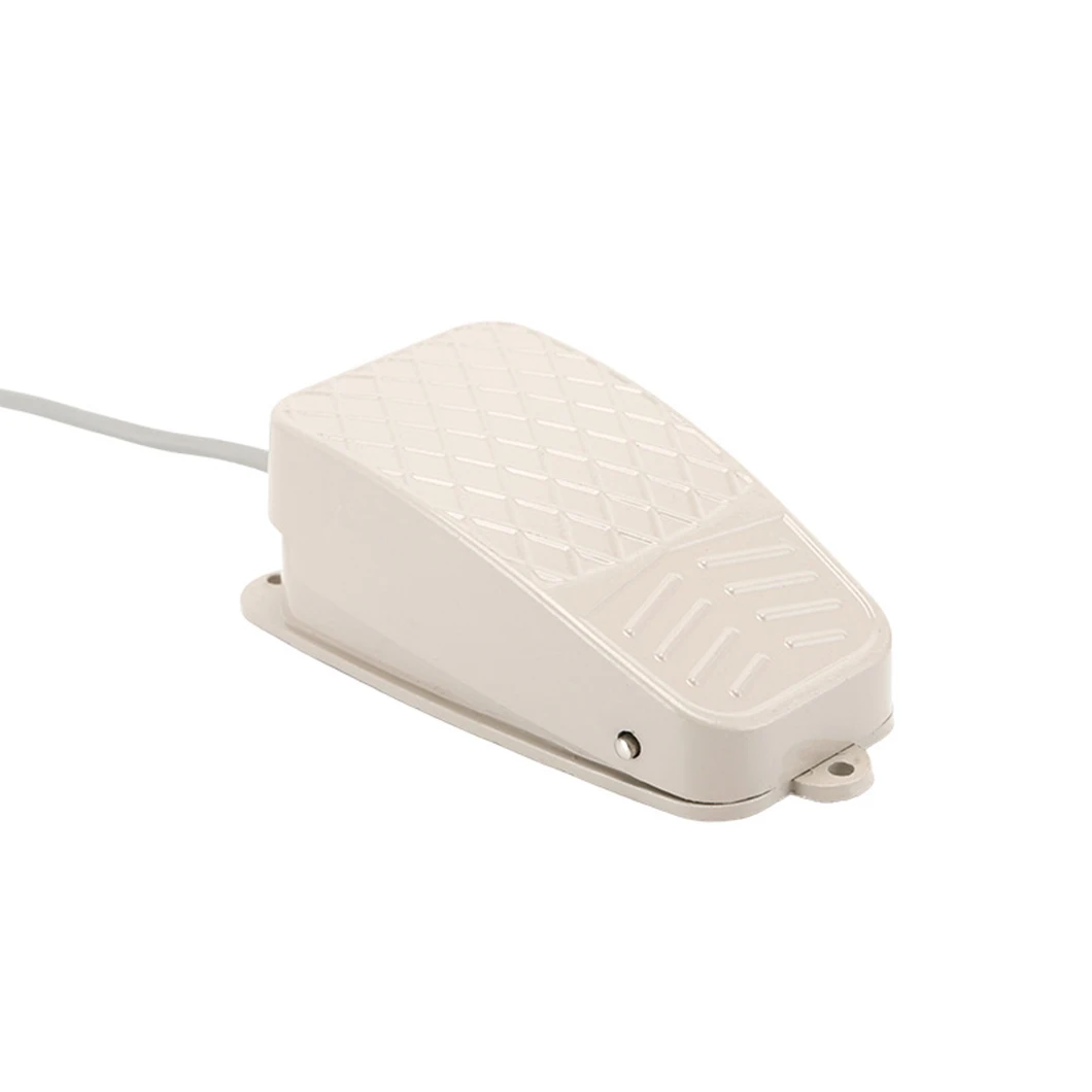 ABILKEEN TFS-1 Foot Pedal Switch AC250V 10A Momentary 1NO1NC Footswitch Aluminium Alloy Shell SPDT Electric Power Control Switch