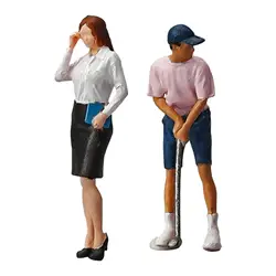 1:64 People Figures Hand Painted Collection Layout DIY Crafts Diorama Desk Decoration Scenery Landscape Decor Tiny People Model