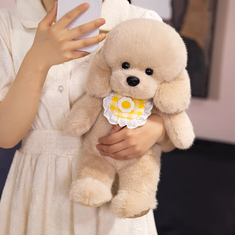 33/39 centimetri Kawaii Labrador Cane Peluche Creativo Animale Cucciolo Bambole con Salopette Farcito Peluche per I Bambini Regalo Di Compleanno