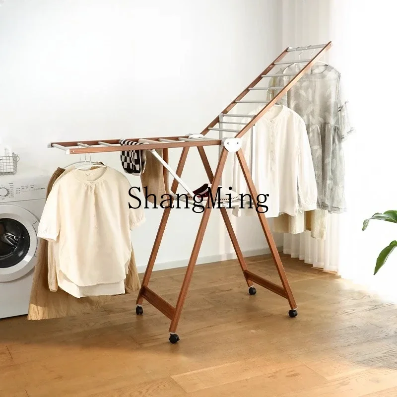

FG folding drying rack balcony quilt drying tool aluminum alloy clothing storage rack multi-function