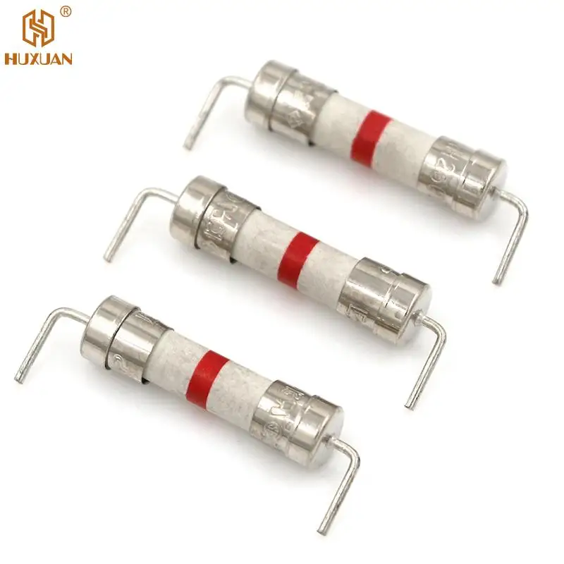 5Pcs 8A 250V 5*20mm Ceramic Body Time-lag Axial Lead Fuse 3/16\