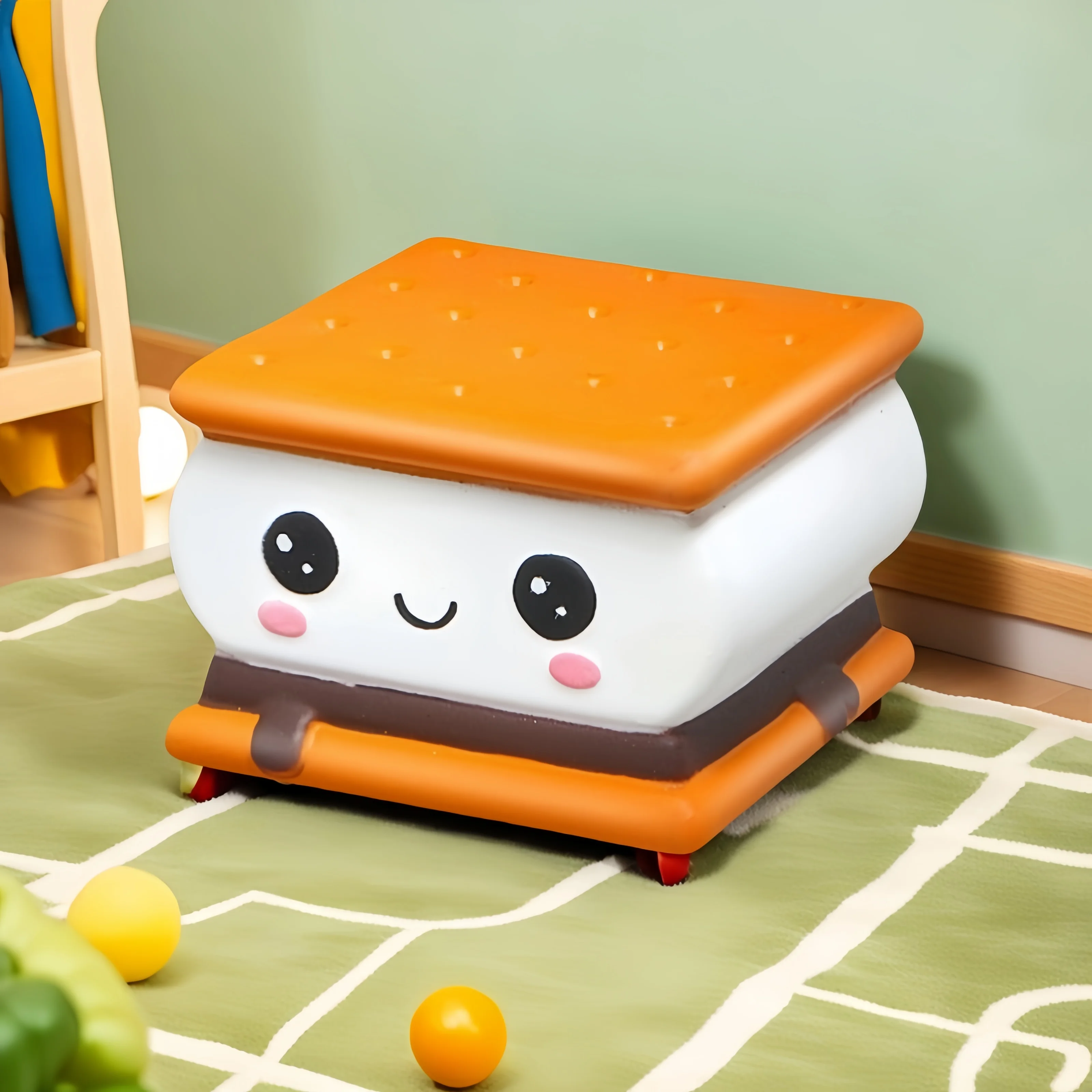 

Мягкая игрушка-антистресс в виде шоколадного кекса/вафли/печенья, медленно восстанавливающая форму, для детей, сенсорная игрушка для аутистов, забавная и милая