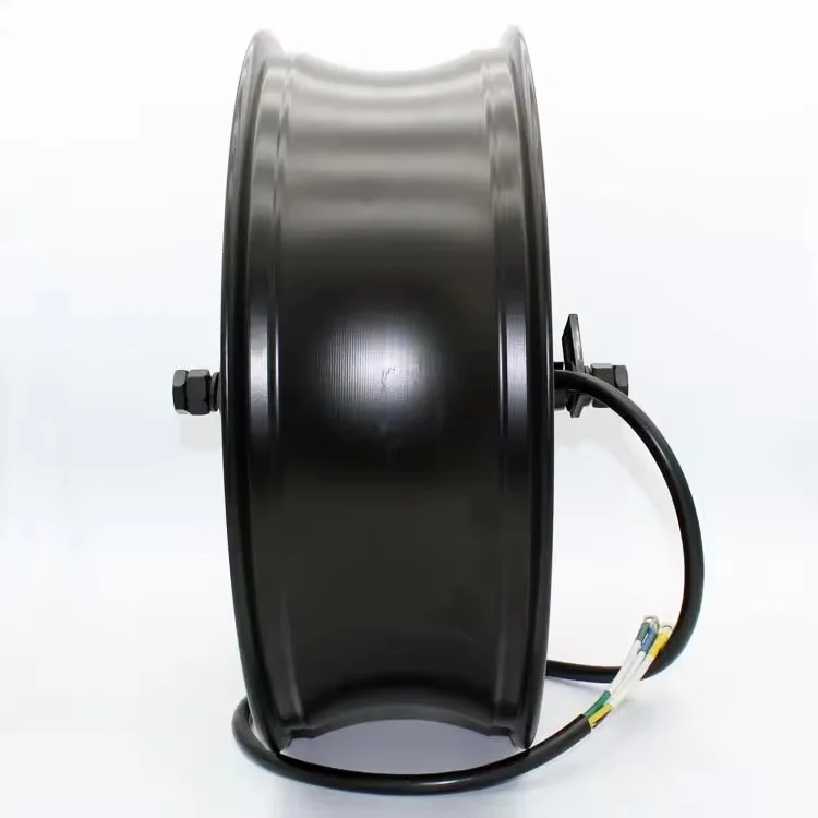 17inch 4000W 72V Fast Speed Powerful 4kw Bldc Wheel Hub Motor For E Scooter