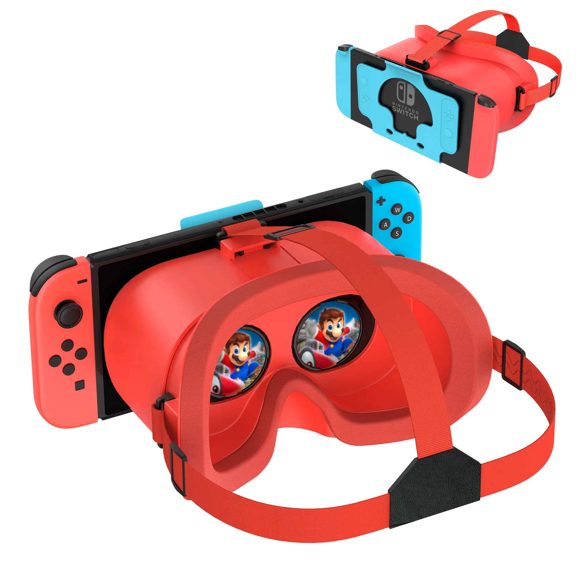 Upgraded VR Headset for Nintendo Switch & Switch OLED, Switch Virtual Reality Glasses with Adjustable HD Lenses and Comfortable