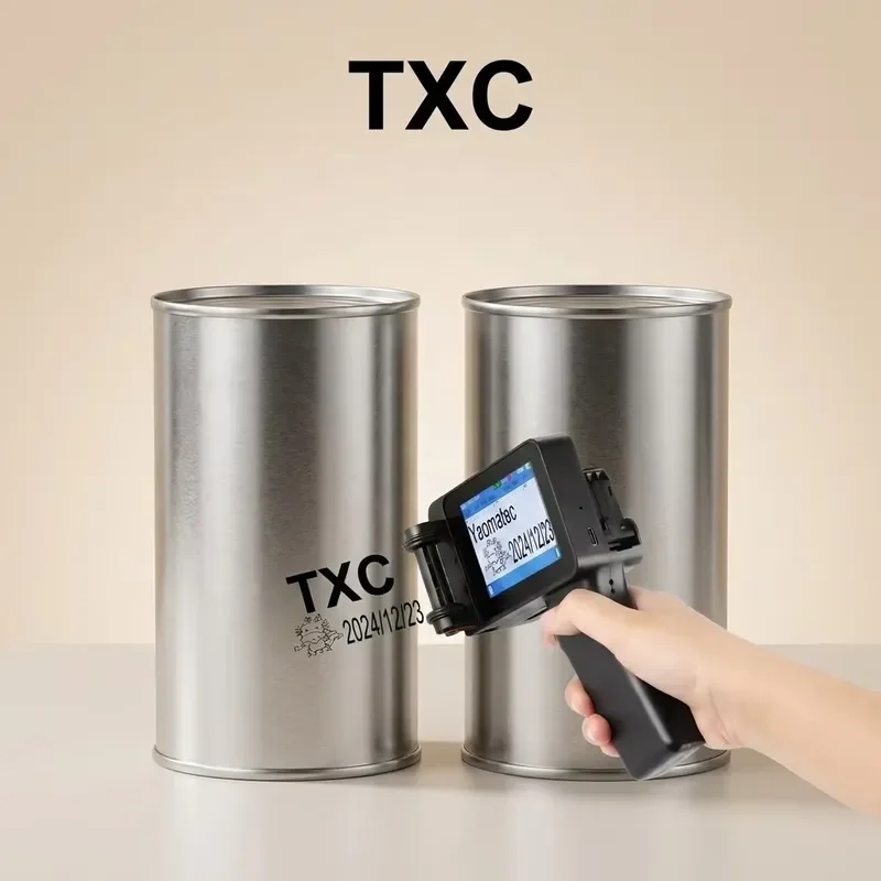 Handheld Inkjet Printer Portable Coding Machine Mini Batch Number Expiry Date Wireless Fast Dry Ink 600dpi