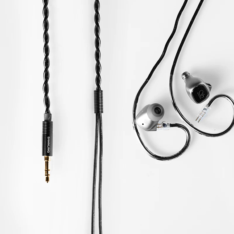 SHANLING MG20 1DD dynamische driver in-ear oortelefoon IME Hi-Res audio met 0,78 mm stekker 3,5 mm / Type-C-connector