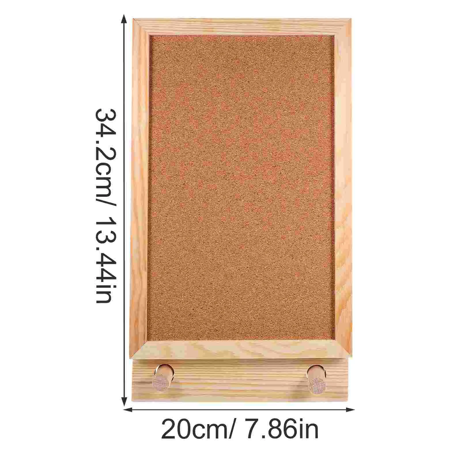 Desktop Cork Board Announcement Notice Creative Bulletin Display Bracket Vertical Version Office