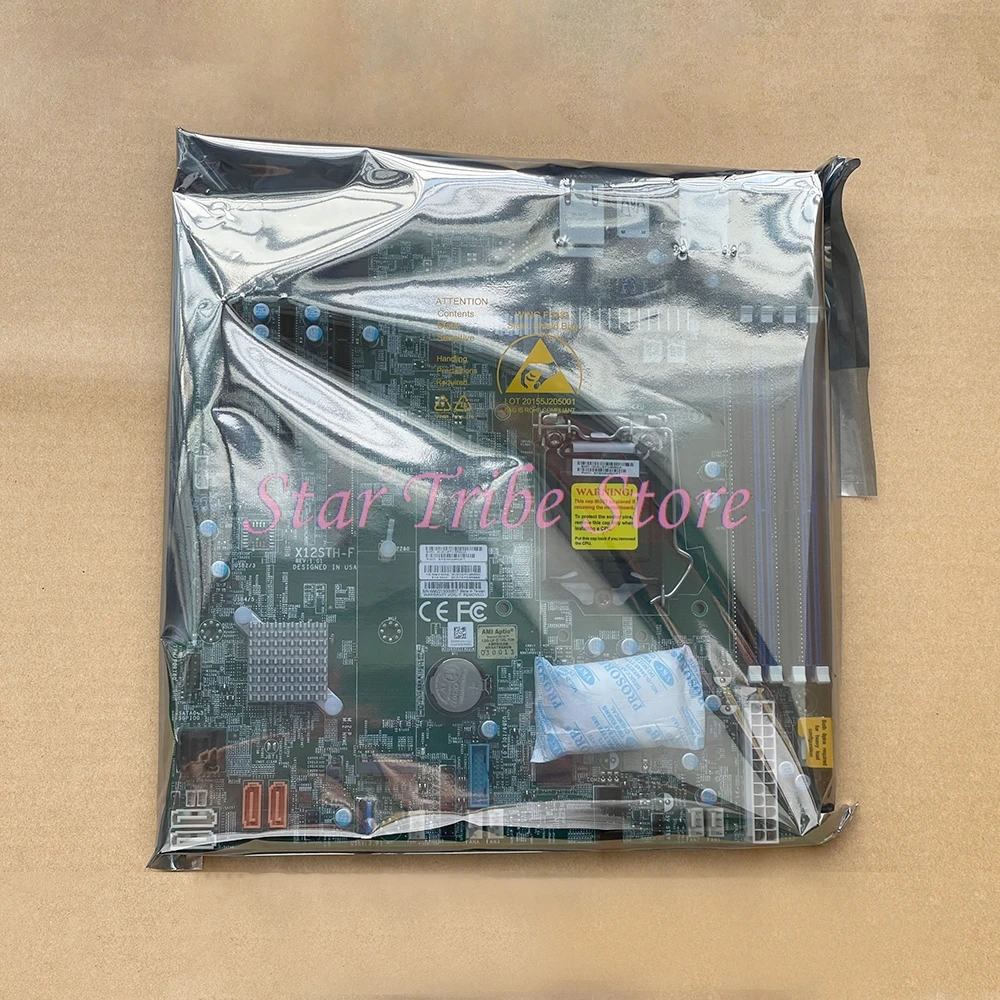 LGA-1200 M-ATX 128GB DDR4-3200MHz C256 8XSATA 3 Server Motherboard X12STH-F