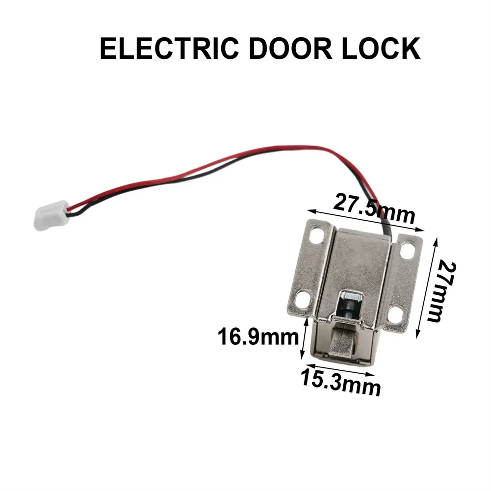 12V DC Kastdeur Lade Elektrisch Slot Montage Solenoid Lock 27.5x27x16.9mm Kastdeurslot Elektronisch Slot Hardware