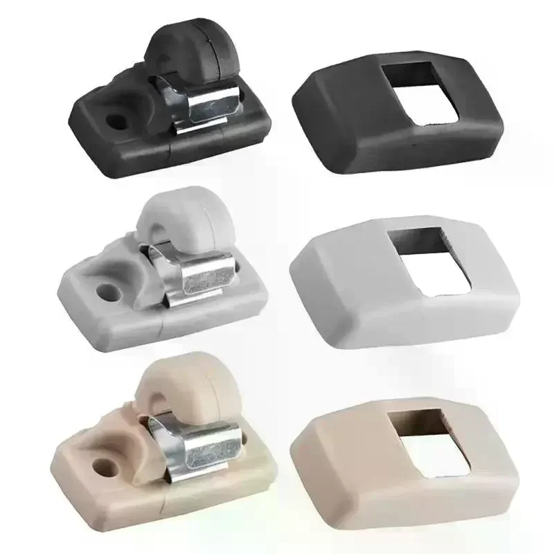 2Pcs Sun Visor Hook Clip Bracket Hanger Compatible Interior Visor Clip Hook Clip Bracket Replacement Car Accessories