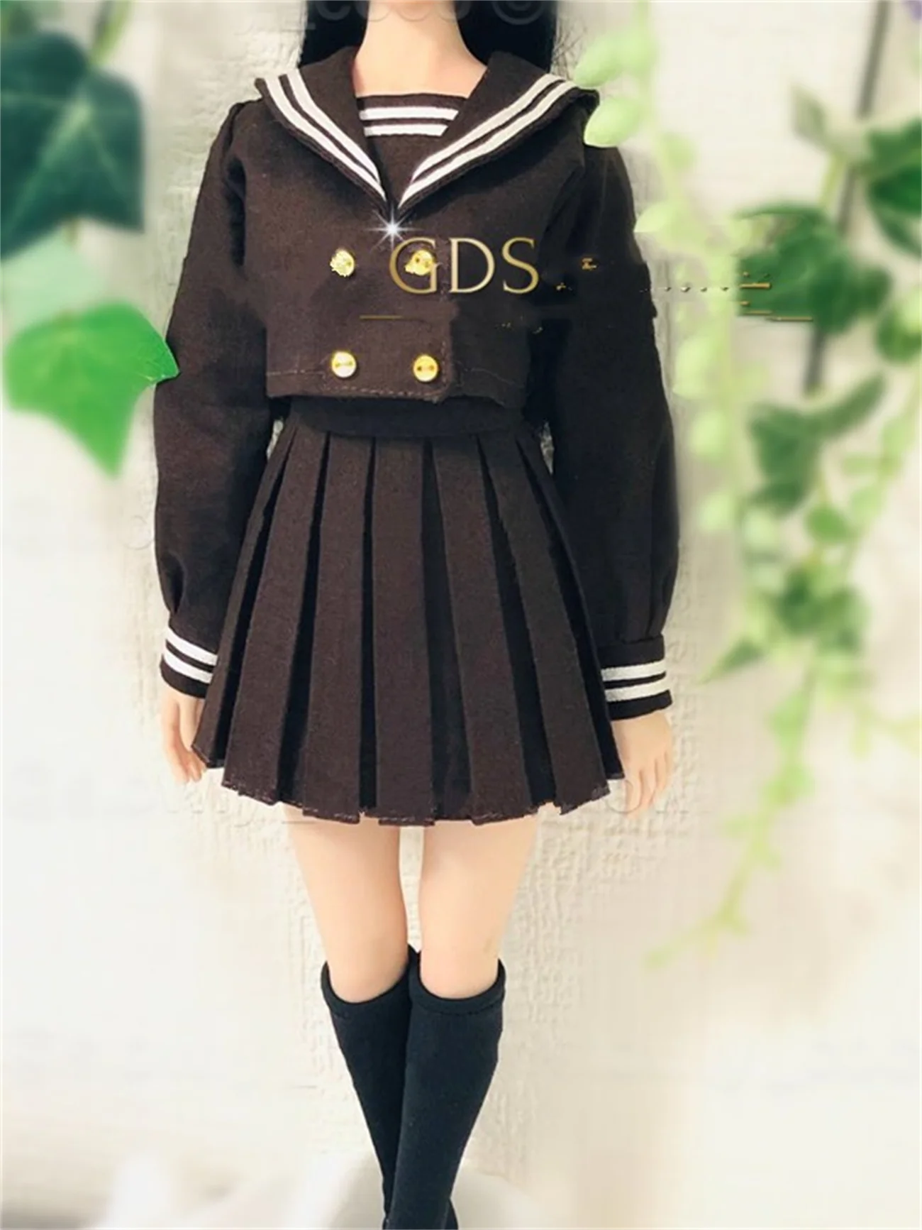 

1: 6 Scale long sleeved student uniform Female Soldier Girl suit clothing Toy For 12 Inch Phicen Tbleague Figure Body Toys