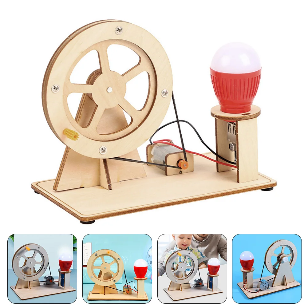 発電機ハンドクランクパワー実験用幼児用チェーンソー組み立てキット子供用ポータブル子供用